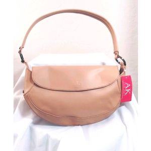 NWOT ANNE KLEIN ROYALTY COW LE BAG